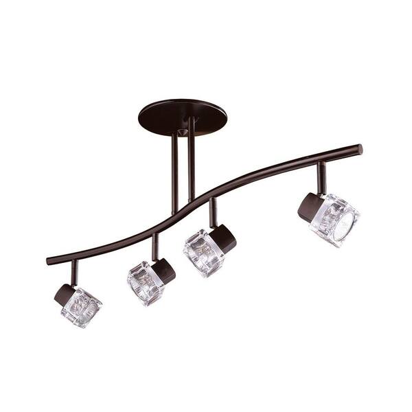 Filament Design Cassiopeia 4-Light Oil Rubbed Bronze Track Lighting Kit