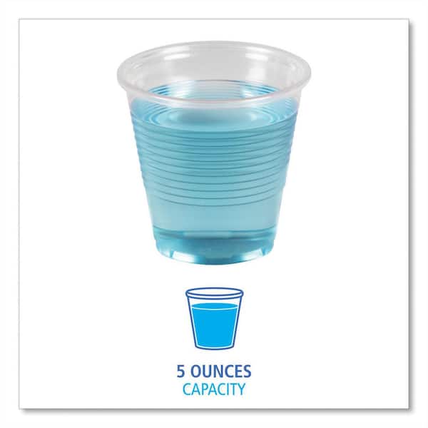 Boardwalk Translucent Plastic Cold Cups, 5oz