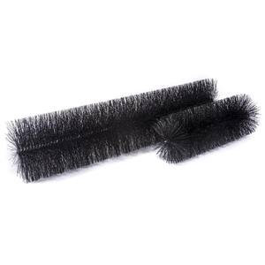 Commercial 8 in. - 27 ft. Pack Max-Flow Filter Brush Gutter Guard
