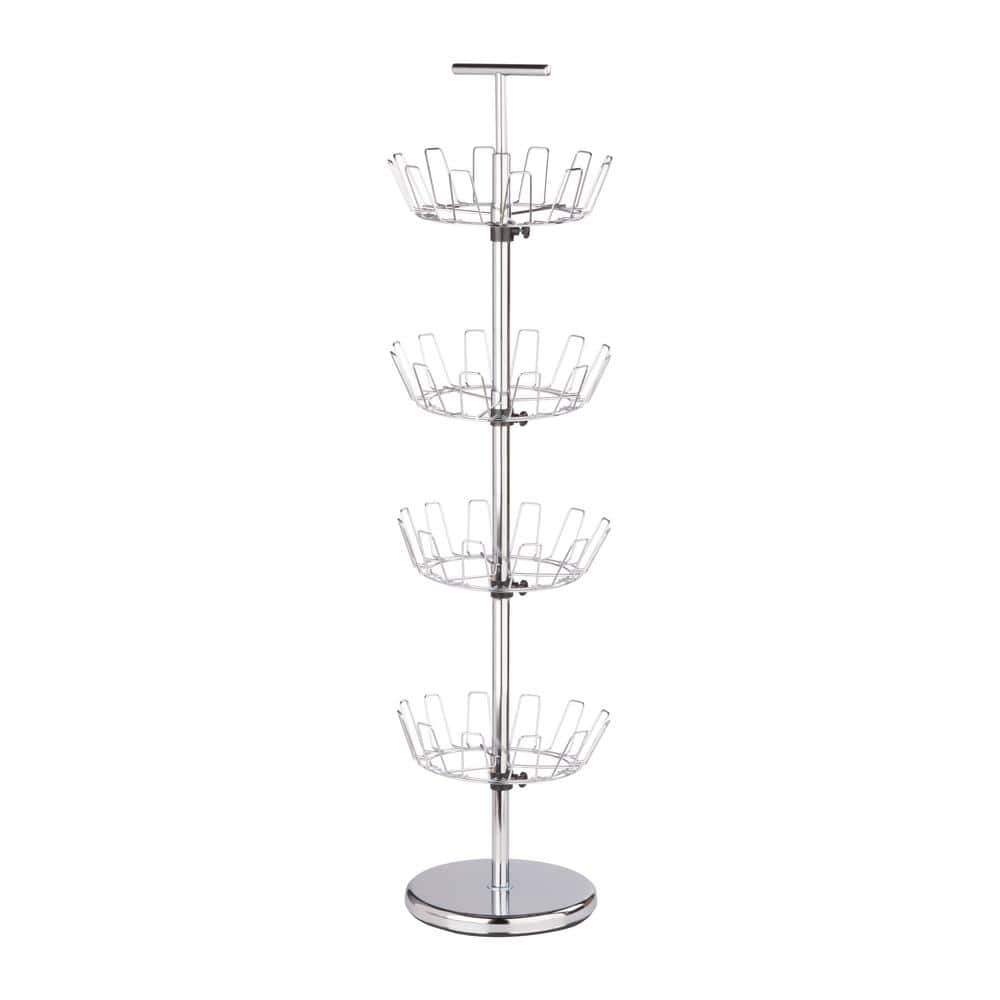 Chrome Steel 4-Tier 24-Pair Shoe Tree