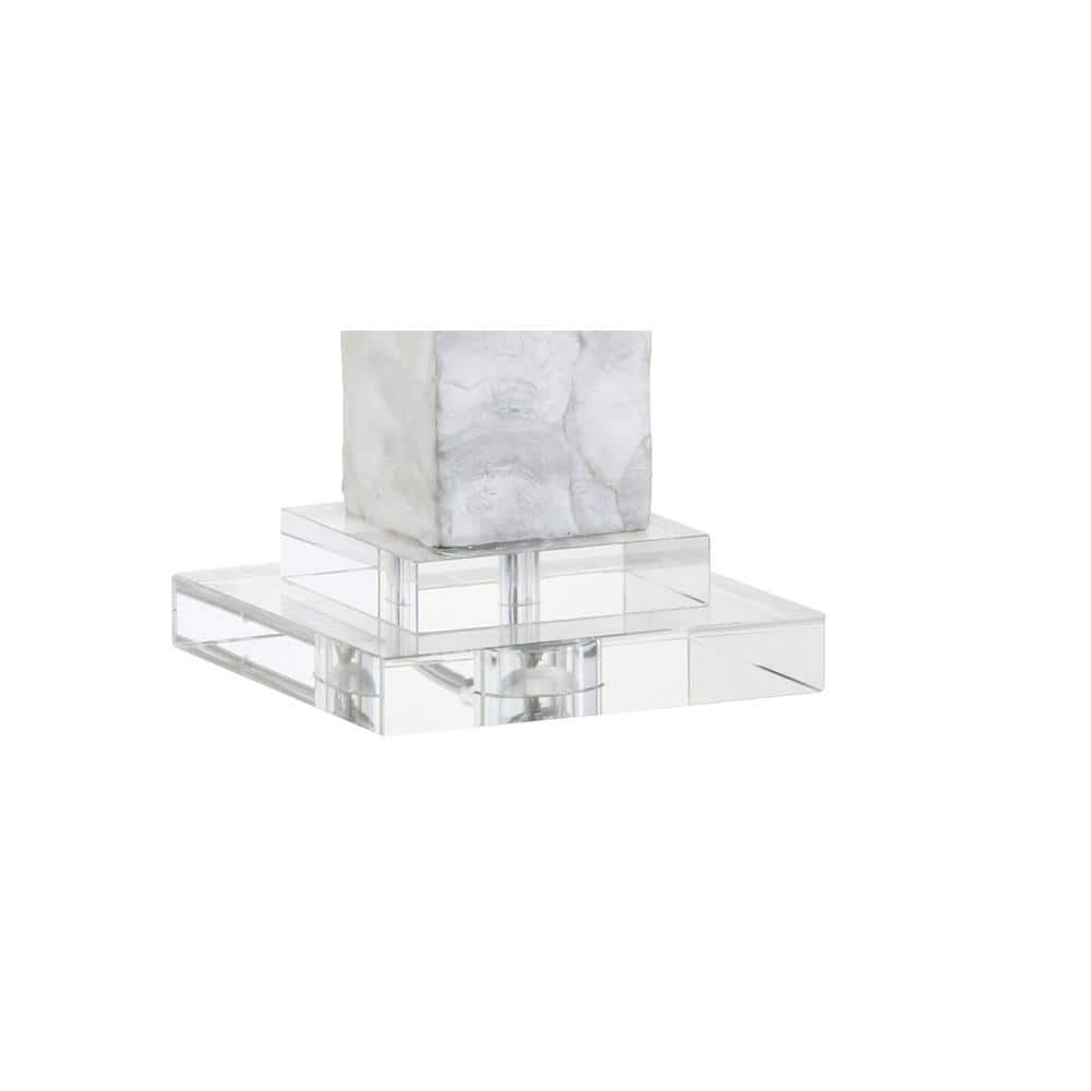 Bailey 32" White Mother of Pearl LED Table Lamp Set
