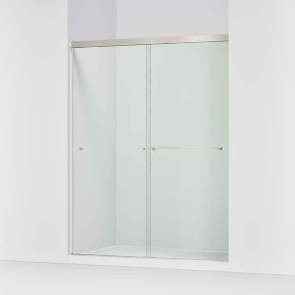 KOHLER Revel 59.625 in. W x 70 in. H Sliding Frameless Shower Door