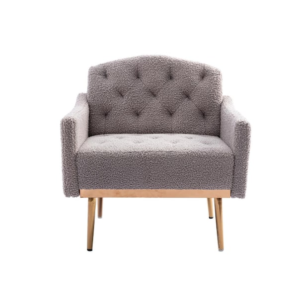 grey one seater chair