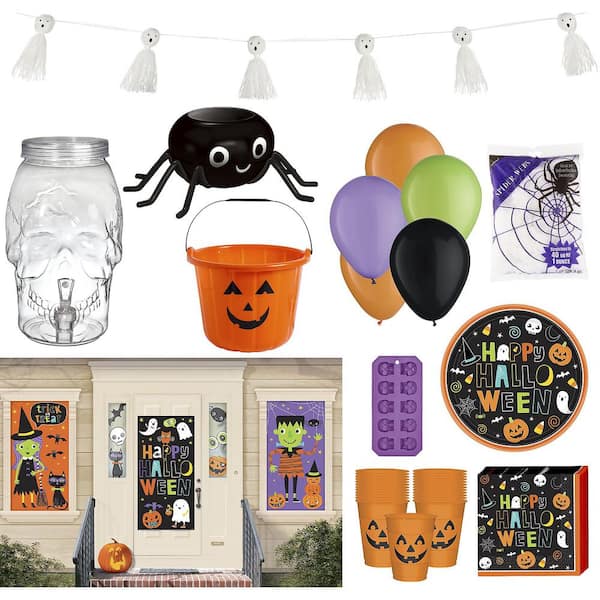 Amscan 277-Pieces Family Friendly Halloween Party Kit