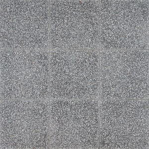 Raleigh Ash Square 16.14 in. x 16.14 in. Polished Terrazzo Floor and Wall Tile (3.61 sq. ft. / Case)