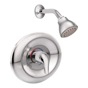 Chateau Single-Handle 1-Spray Shower Faucet Trim Kit in Chrome (Valve Not Included)
