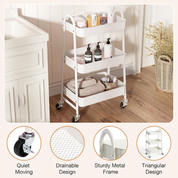 3 Tier Slim Storage sale Cart Utility Organizer