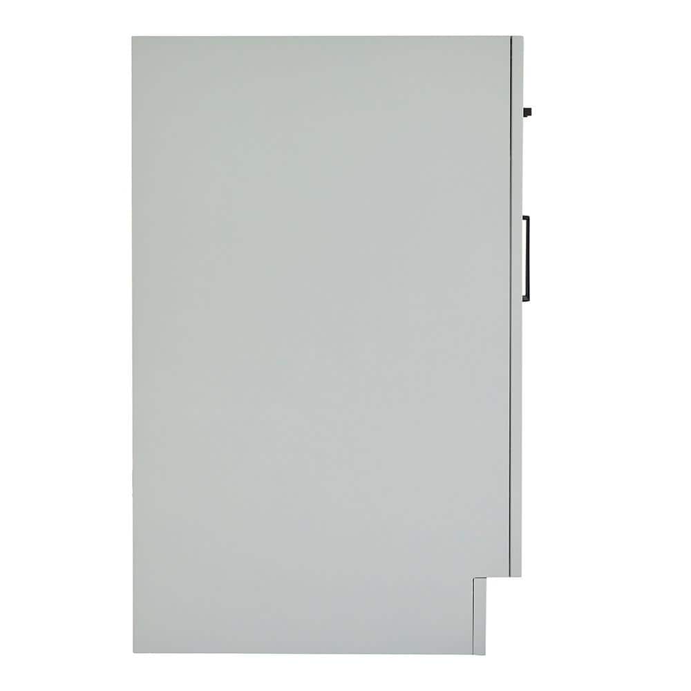 Hepburn 30" Gray Hardwood Single Freestanding Vanity Cabinet