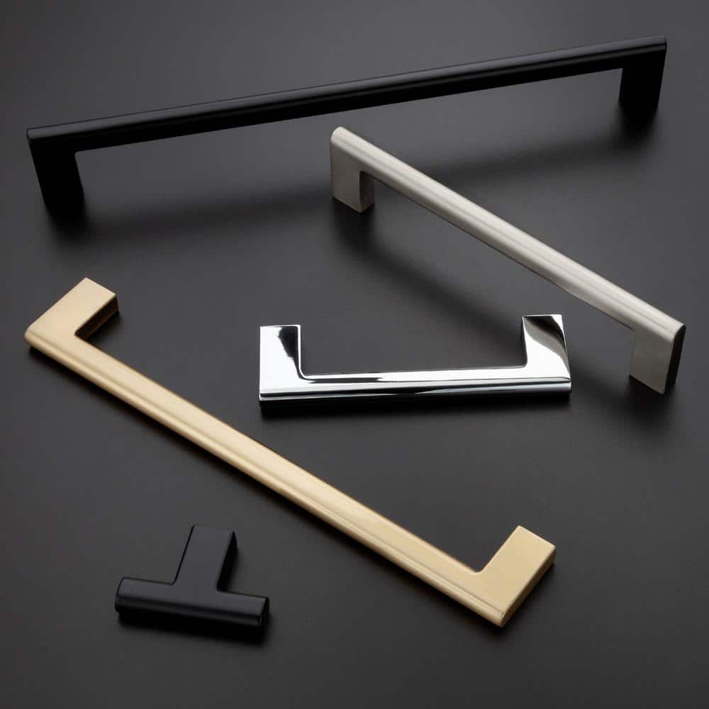 Vail 10-inch Polished Gold Rectangular Bar Pull
