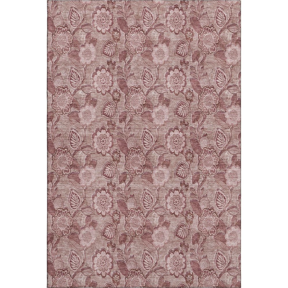 Mayfield Premium Machine Washable Abstract AMF1939 Blush 8 ft. x 10 ft. Area Rug price history on PriceWatchPro