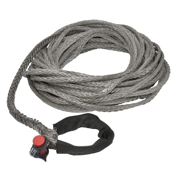 Champion 85-Foot Gray Dyneema® Synthetic Winch Rope for 8000-12,000-lb.  Truck/SUV Winches