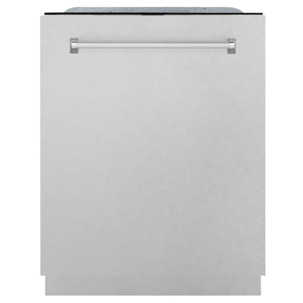 24 in. Monument Series 3rd Rack Top Touch Control Dishwasher with Satin Stainless Steel Panel and Stainless Steel Tub
