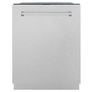 45dBa Monument Series 24 in. in Stainless Steel DuraSnow Tall Tub Dishwasher with Stainless Steel Tub