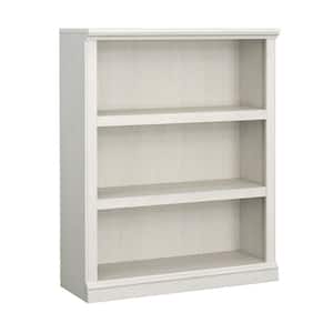 35.276 in. Wide Glacier Oak 3-Shelf Standard Bookcase
