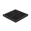 24 in. Square Drainage Catch Basin Grate in Black