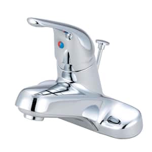 4 in. Centerset Single-Handle Bathroom Faucet in Polished Chrome