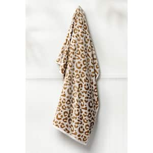 Gold Leopard Cotton Single Beach Towel