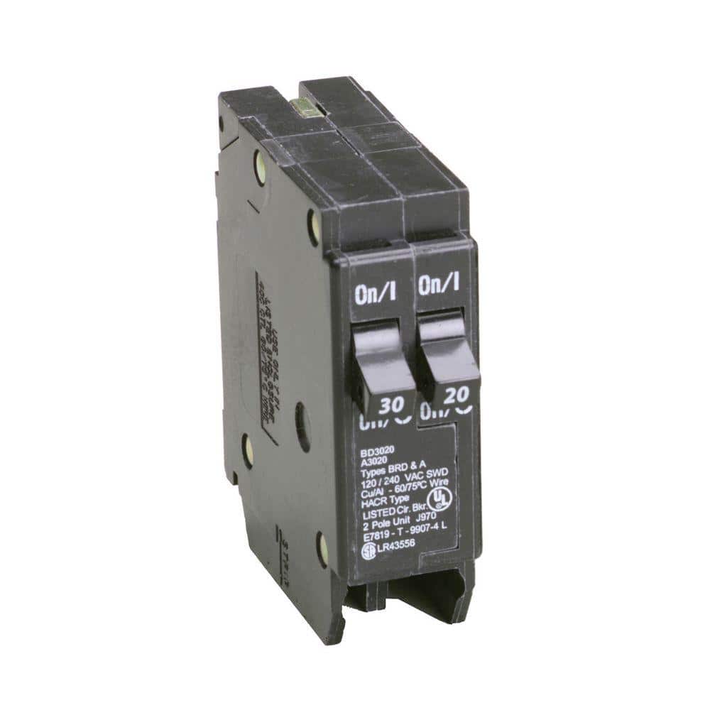 BD 1-30 Amp 1-20 Amp Single Pole Tandem CTL Circuit Breaker price history on PriceWatchPro