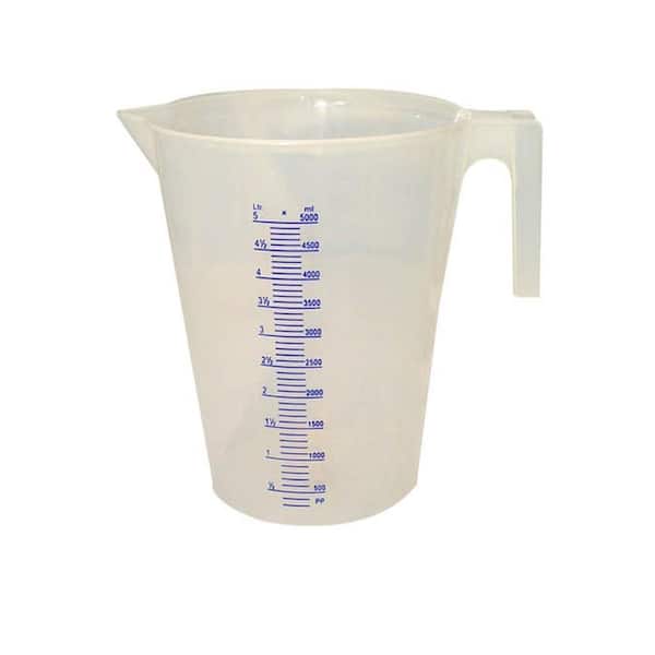 Generic 3pcs Measuring Cups PVC Scale Cup Plastic Measuring Volume