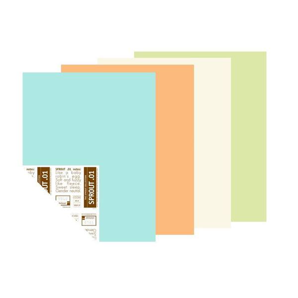 YOLO Colorhouse The Sprout Palette 12 in. x 16 in. Pre-Painted Big Chip Sample (4-Pack)-DISCONTINUED