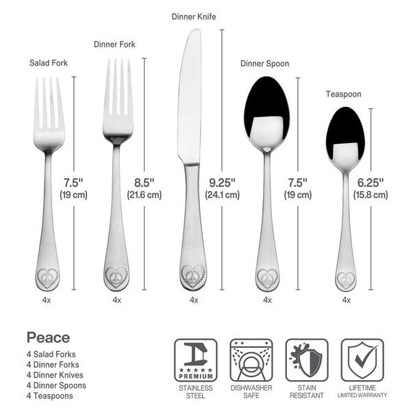 thumbnail image 2 of Towle Beacon Hill Stainless Steel Flatware – Glossy Finish, Made In Korea, 1982 Pattern 2 of 3
