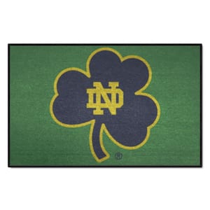 Notre Dame Fighting Irish Green 2 ft. x 3 ft. Starter Mat Area Rug