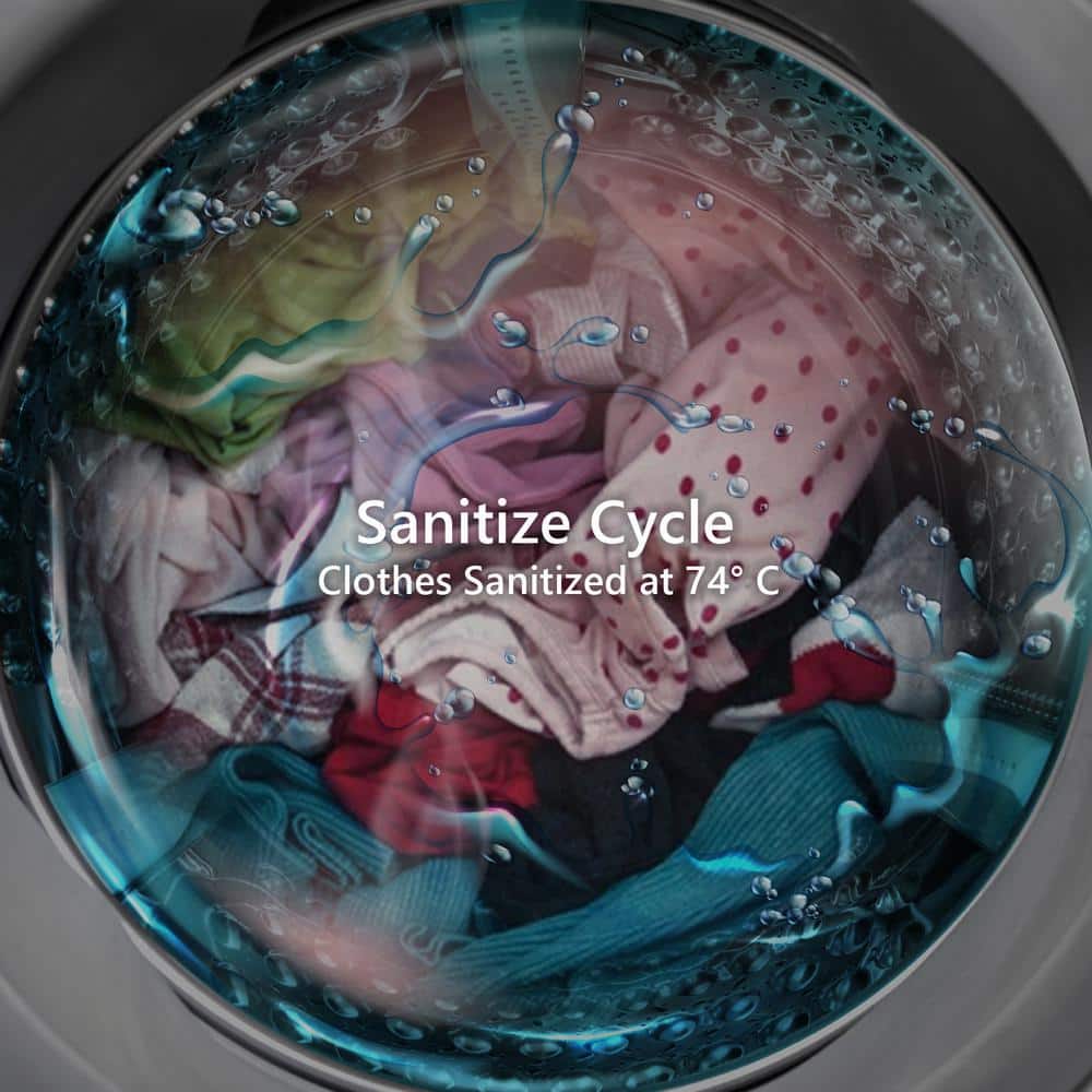 White 36" Electric Smart Combo Washer Dryer