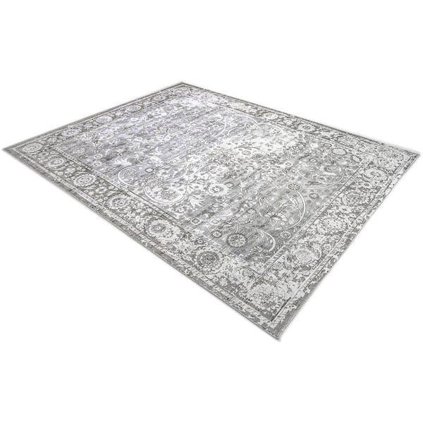 Royal Handmade Contemporary Gray 3' 0" x 5' 0" Area Rug