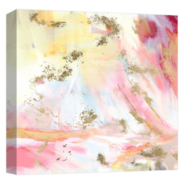 PTM Images Pastel Mist'' Canvas Abstract Wall Art 15 in. x 15 in.