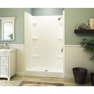 A2 34 in. x 48 in. x 76 in. Shower Stall in White