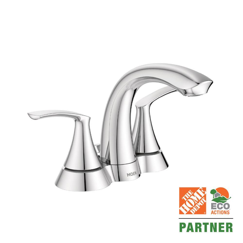 Reviews for MOEN Darcy 4 in. Centerset 2Handle Bathroom Faucet in Chrome Pg 1 The Home Depot