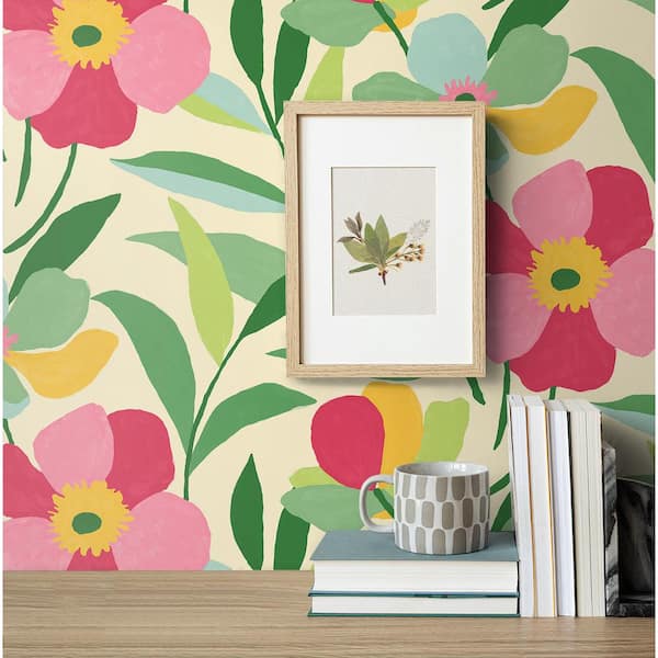 Buy Abliwaper Green Floral Peel and Stick Wallpaper Vintage Flower and Bird Wallpaper  Removable Wallpaper Self Adhesive Wall Paper Contact Paper Home Decoration  and Furniture Renovation 177x78 Online at desertcartINDIA