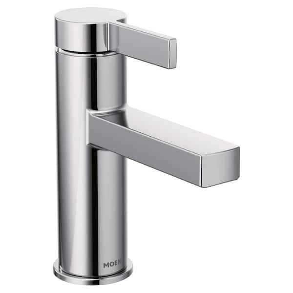 Beric Single Hole Single Handle Bathroom Faucet in Chrome