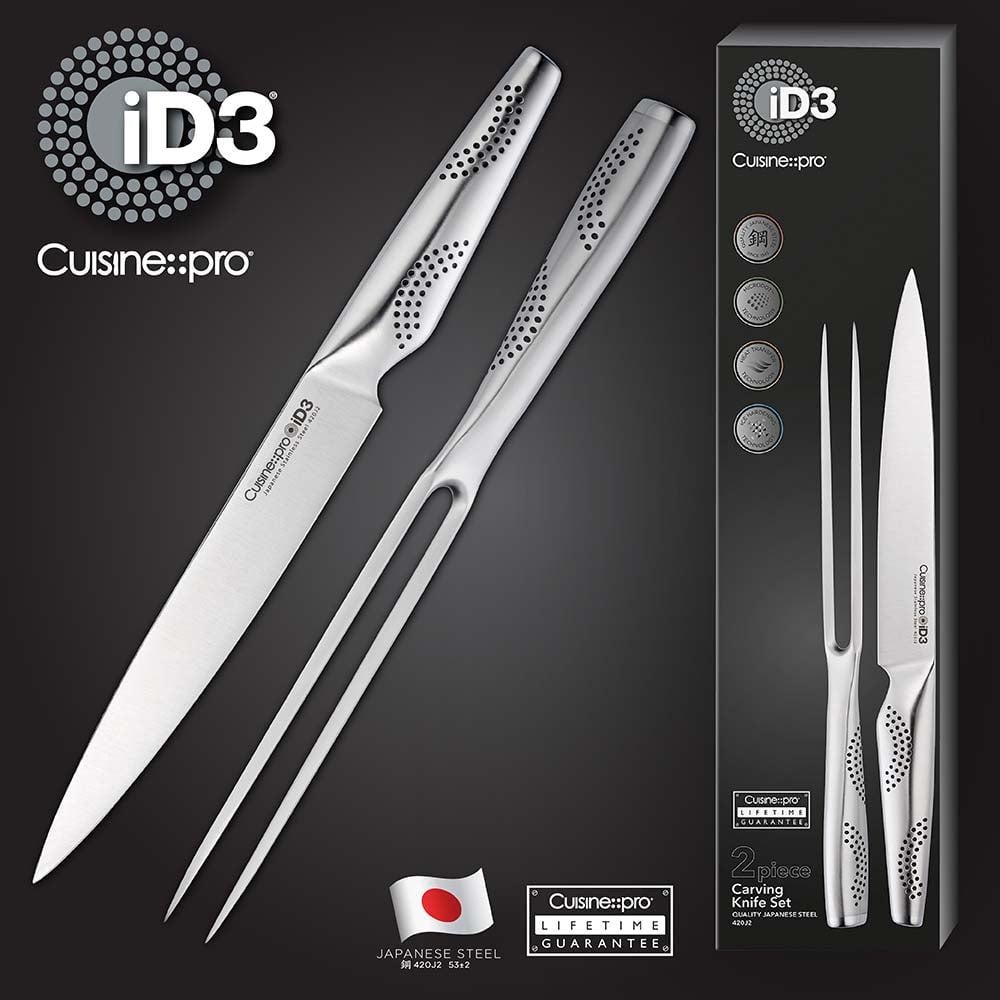 ID3 3-Piece Stainless Steel Carving Knife Set - thumbnail 4