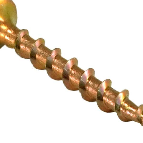Grabber #6 x 1-1/4 in. Gold Phillips Bugle Screw (5 lb. per Box