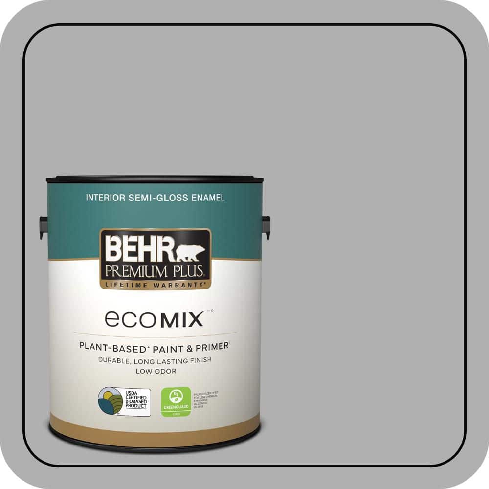 1 gal. #780F-4 Sparrow Semi-Gloss Enamel EcoMix Plant-Based Interior Paint & Primer price history on PriceWatchPro
