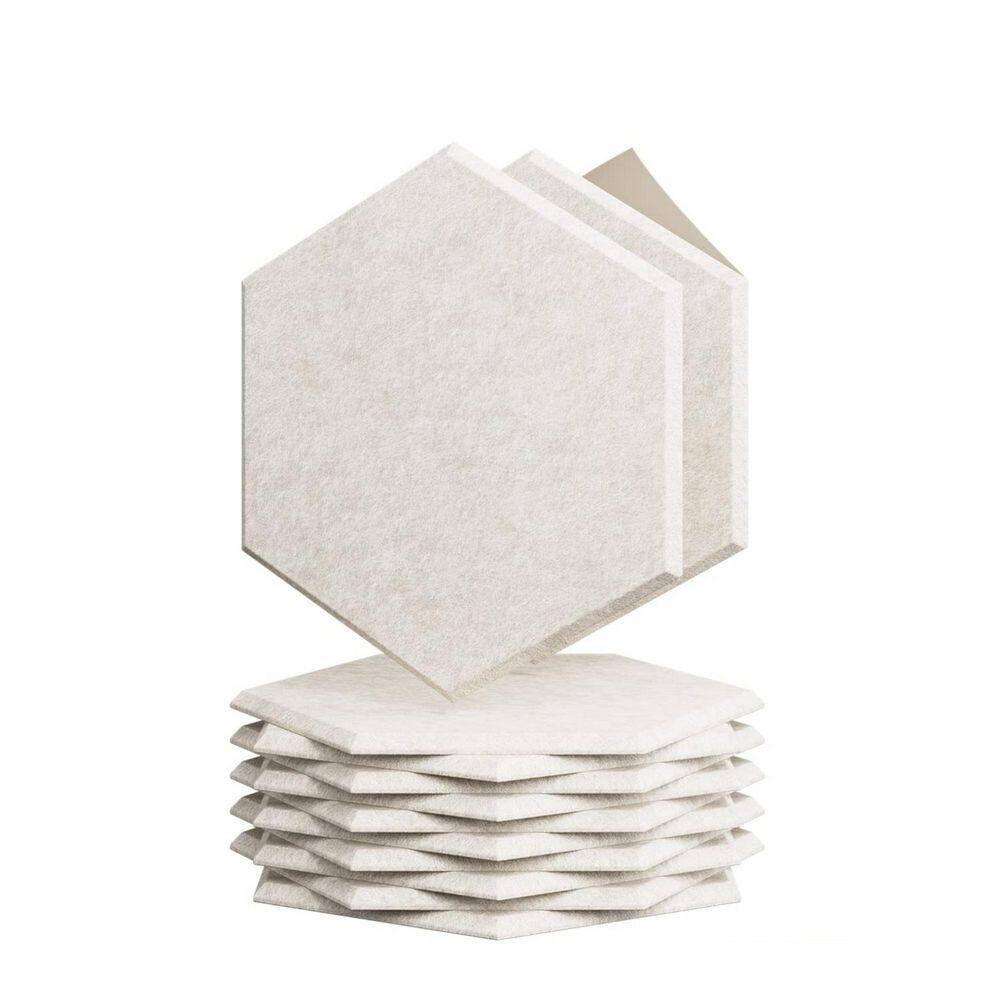 Hexagon Beige Acoustic Panels Sound Proof Foam, High Density Sound Absorbing Wall Panels for Home and Studio (12-Pack) price history on PriceWatchPro
