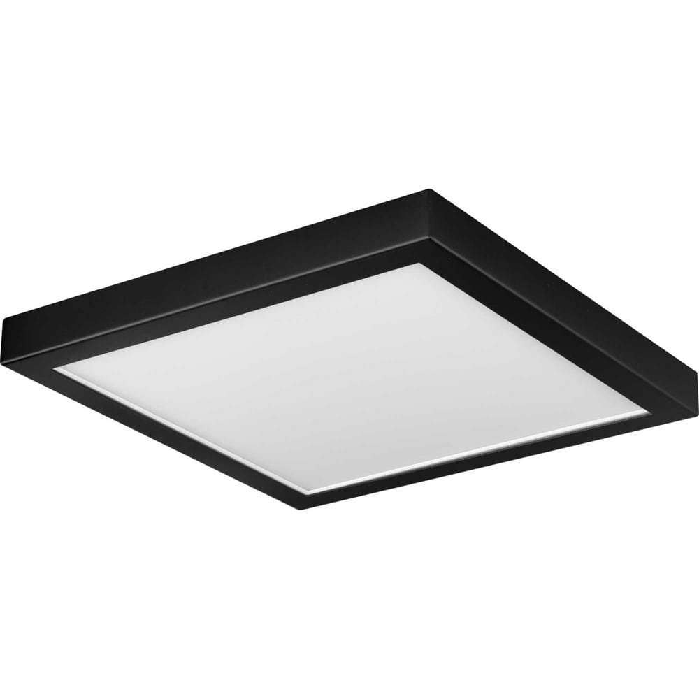 White Polycarbonate 11" LED Flush Mount Light with Edgelit Technology
