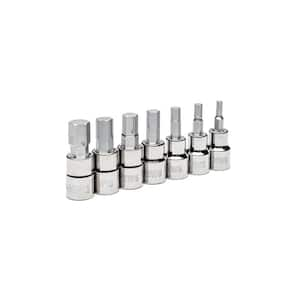 BITE 3/8 in. Drive Metric Bit Socket Set (7-Piece)