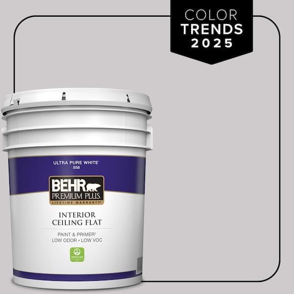 5 gal. #MQ3-28 Rock Crystal Ceiling Flat Interior Paint