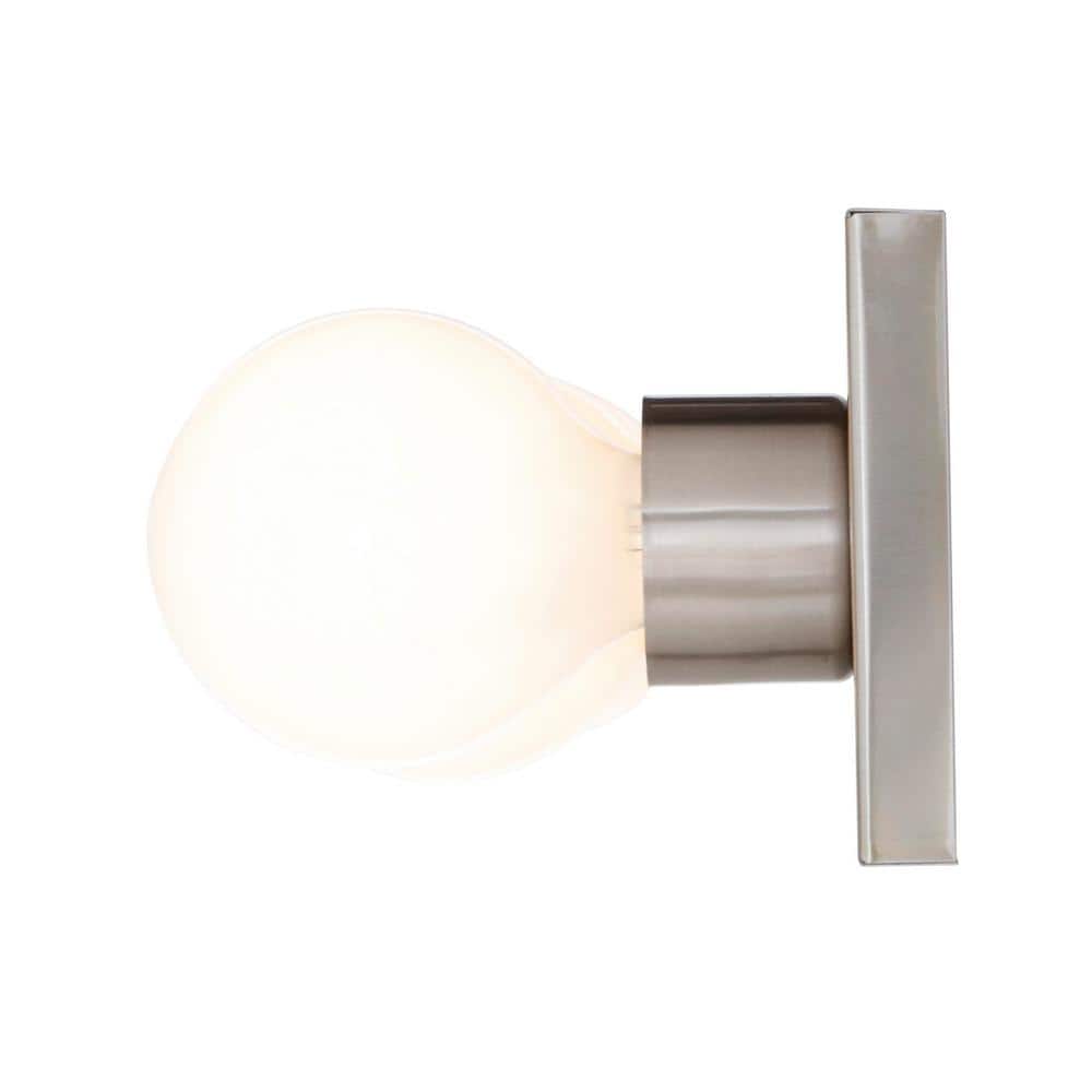 Brushed Nickel 24" Modern Bathroom Vanity Light