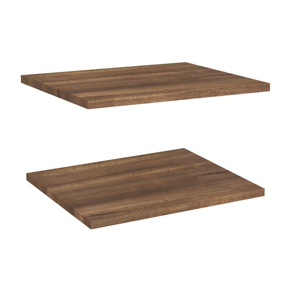 ClosetMaid Impressions Walnut Shelves for 16 in. W Impressions Tower (2-Pack)