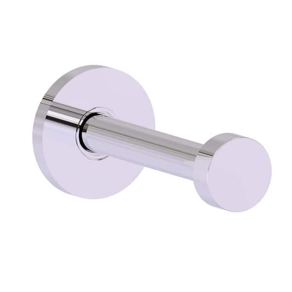 Modern 2 in. Retractable Wall Hook in Polished Chrome Closet Rod