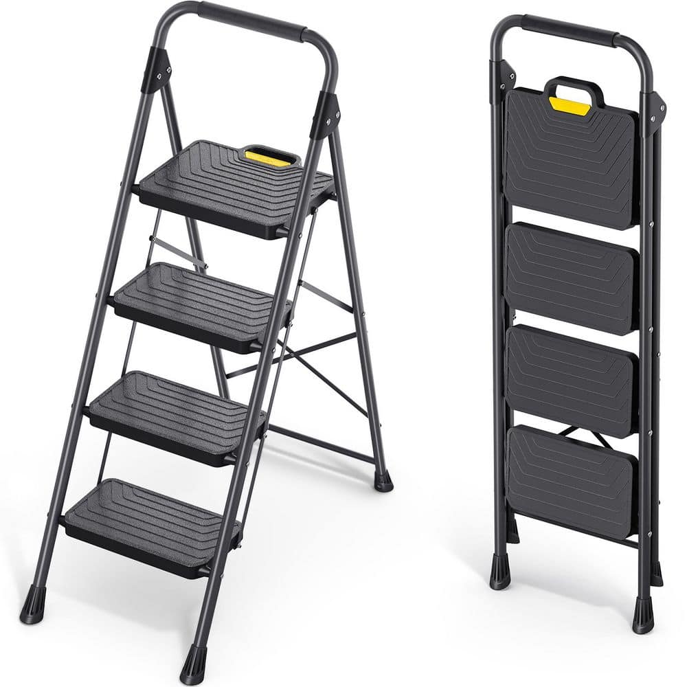 4.2 ft. Metal Lightweight Step Ladder (9 ft. Reach) with Safety Lock Design 800 lb. Load Capacity Type IAA Duty Rating price history on PriceWatchPro