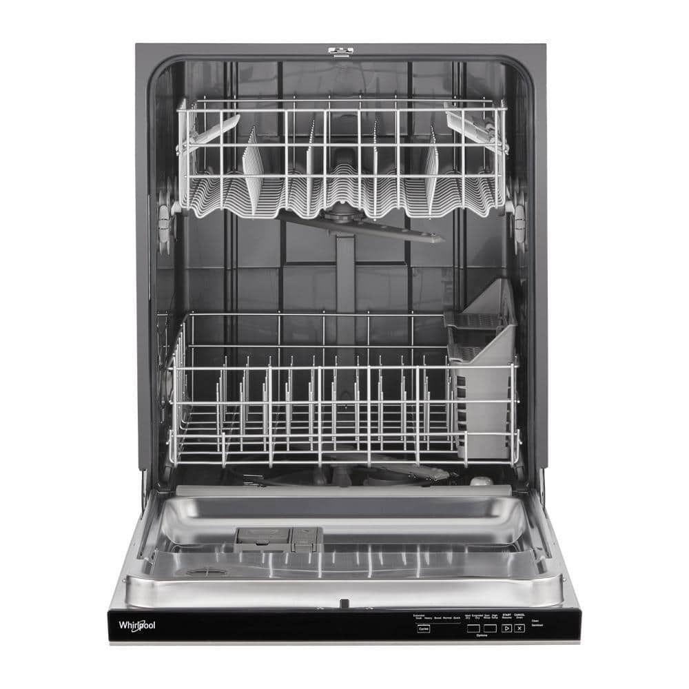 Quiet Stainless Steel Built-In Dishwasher with Pocket Handle