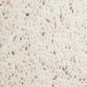 Countryside Micropebbles 11.81 in. x 11.81 in. Light Blend Floor and Wall Mosaic (0.97 sq. ft. / sheet)