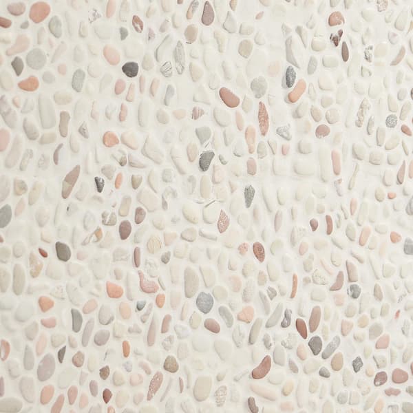 Ivy Hill Tile Countryside Micropebbles 11.81 in. x 11.81 in. Light Blend Floor and Wall Mosaic (0.97 sq. ft. / sheet)