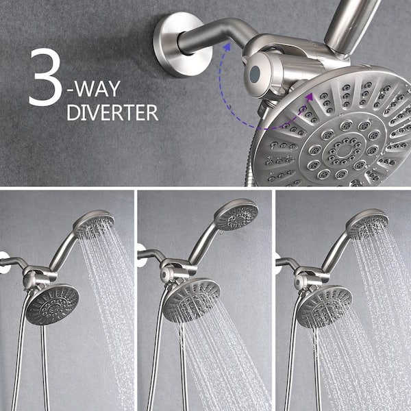 YASINU ABBY Single Handle 6 Spray Bath Tub and Shower Faucet