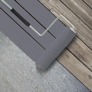 1 gal. #PPU16-15 Gray Heather Textured Low-Lustre Enamel Interior/Exterior Porch and Patio Anti-Slip Floor Paint