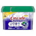 Cascade Platinum Plus Clean Lemon Scent Dishwasher Detergent Pods (28-Count)